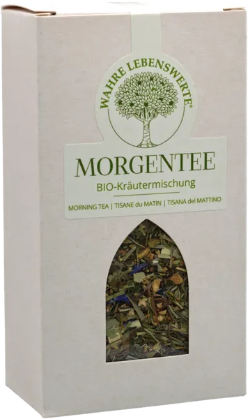 TISANA DEL MATTINO BIO - Iniziare dinamicamente e rinfrescati in una nuova giornata piena di possibilità. Citronella e melissa regalano un umore allegro, lo zenzero fornisce la spinta energetica. - Natürliches Produkt
