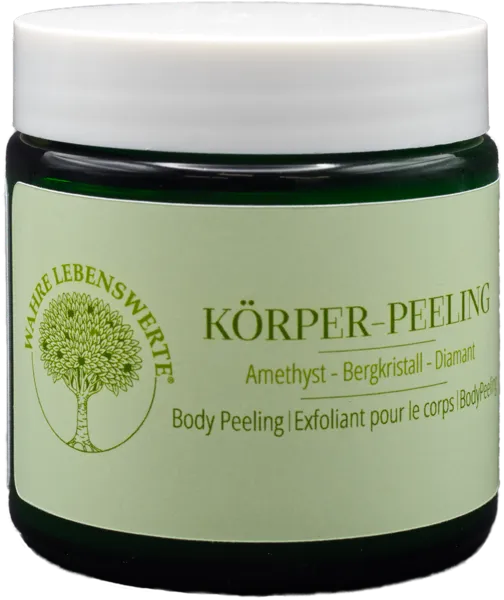 BODYPEELING - Quando salvia, eucalipto, timo, rosmarino e menta piperita danzano insieme, emergono freschezza, chiarezza e calore puri. Applicato e massaggiato sulla pelle umida, il sale Zechstein del bacino della Turingia sviluppa il suo effetto peeling delicatamente rinvigorente. - Natürliches Produkt