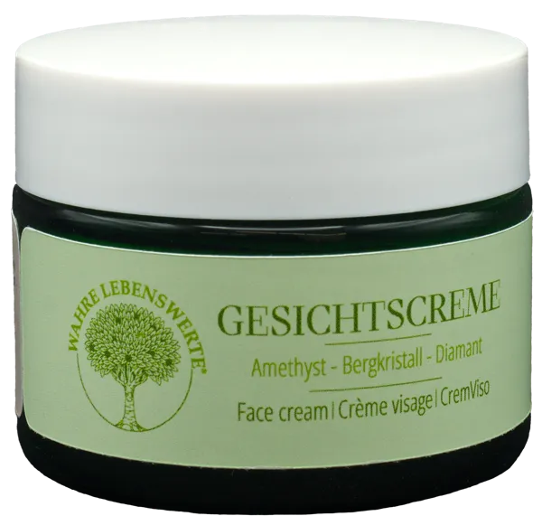 CREMA VISO - I sensi si aprono come boccioli di fiori nel delicato profumo dell'olio di rosa regale. La base di questa crema viso di alta qualità è l'olio di avocado e di enotera, burro di mango e olio d'oliva. - Natürliches Produkt