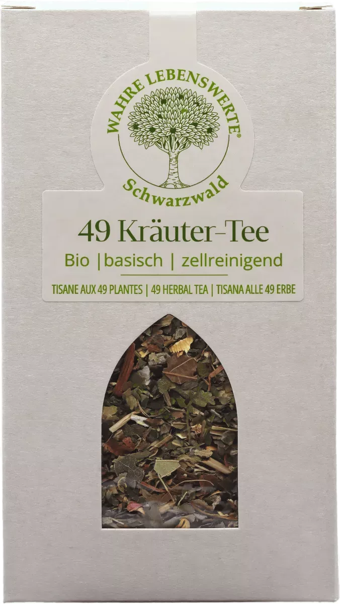 TISANA ALLE 49 ERBE - Biologico - alcalino - purificante cellulare - Equilibrio acido-base - Natürliches Produkt
